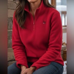 Tommy Hilfiger vintage polar red sweater size medium
